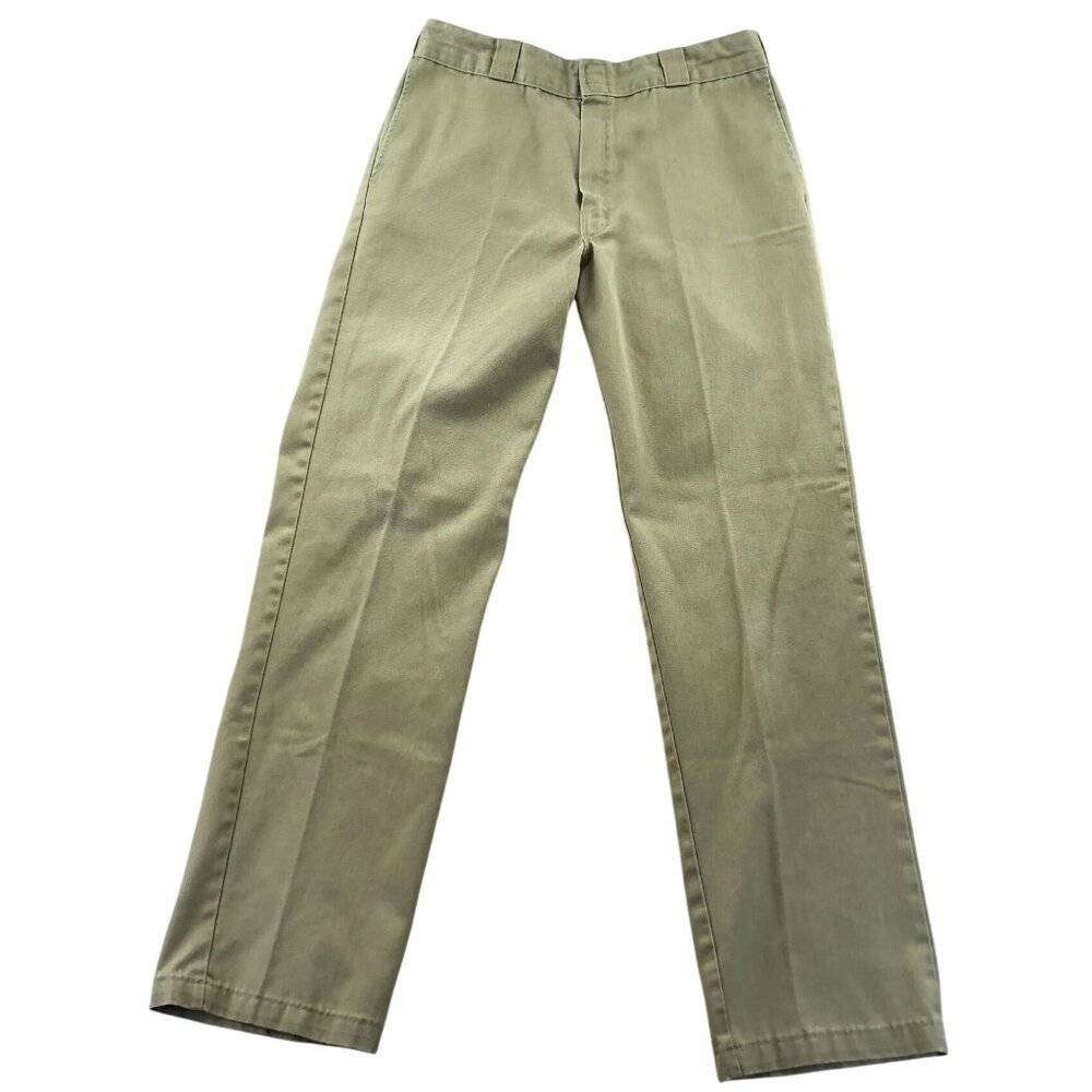 Dickies Men's Work Pants 32x33 Measured Khaki Tan 874 Original Fit Relaxed Strai